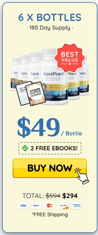 AquaPeace Price 6 Bottles