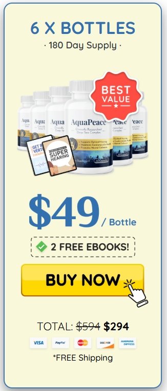 Buy AquaPeace 6 bottles